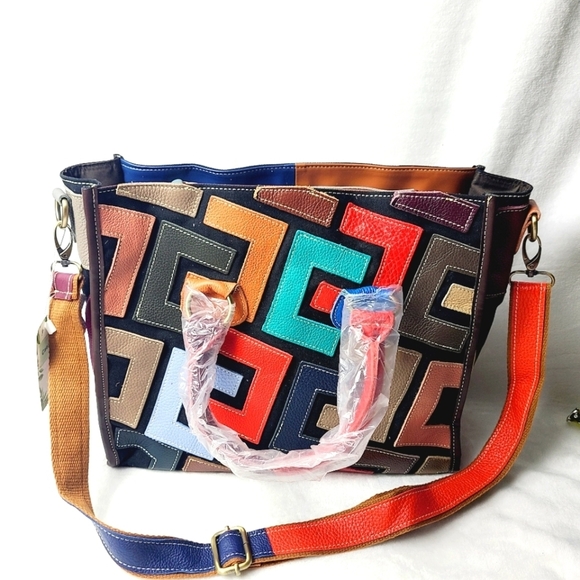 caerlif Handbags - Nwt CAERLIF leather crossbody or hand bag